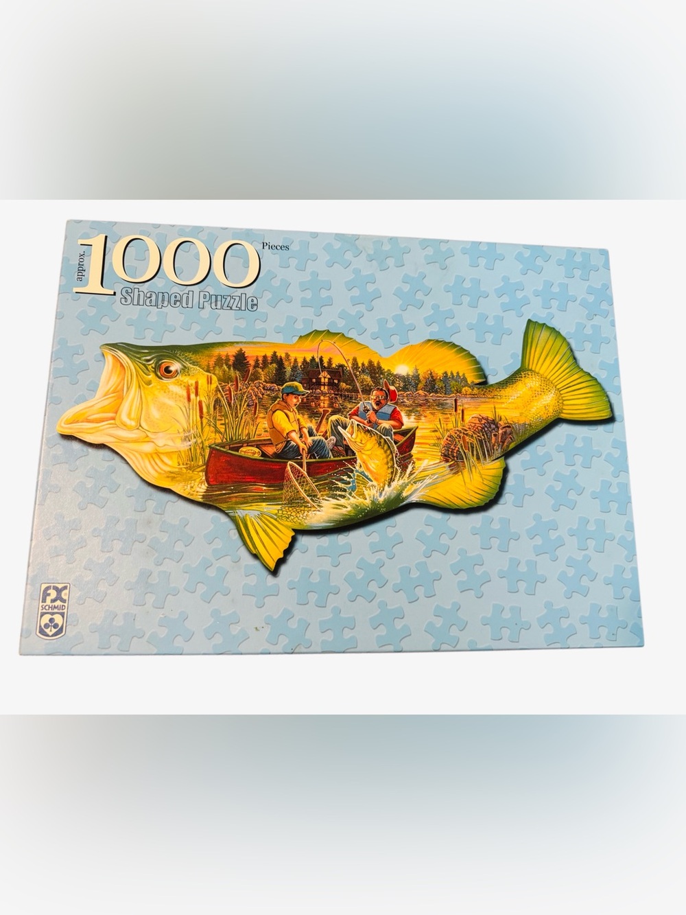 🆕 Bass Fish-Shaped Puzzle - 1000 Piece Puzzle